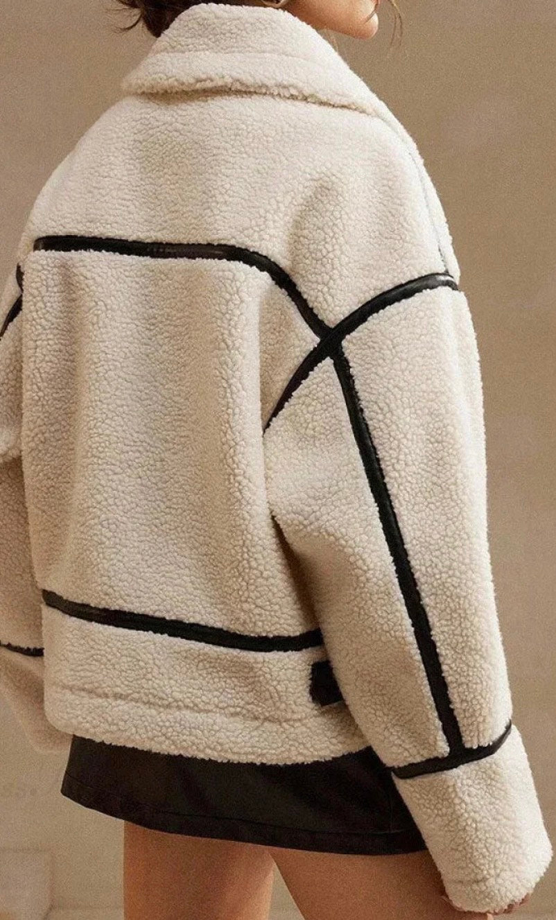 Veste Aviateur Femme Luxe – Fausse Fourrure Ultra Douce & Confort Absolu, Coupe Moderne et Chaleur Intense